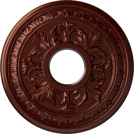 Baltimore Ceiling Medallion (Canopies up to 5 1/2"), 15 3/8"OD x 4 1/4"ID x 1 1/2"P, Antique Copper